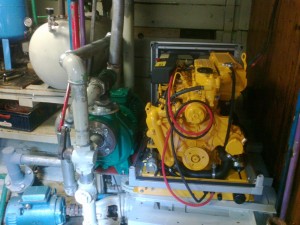 Nyt Generator og Hjm samt pump næsten færdig installeret